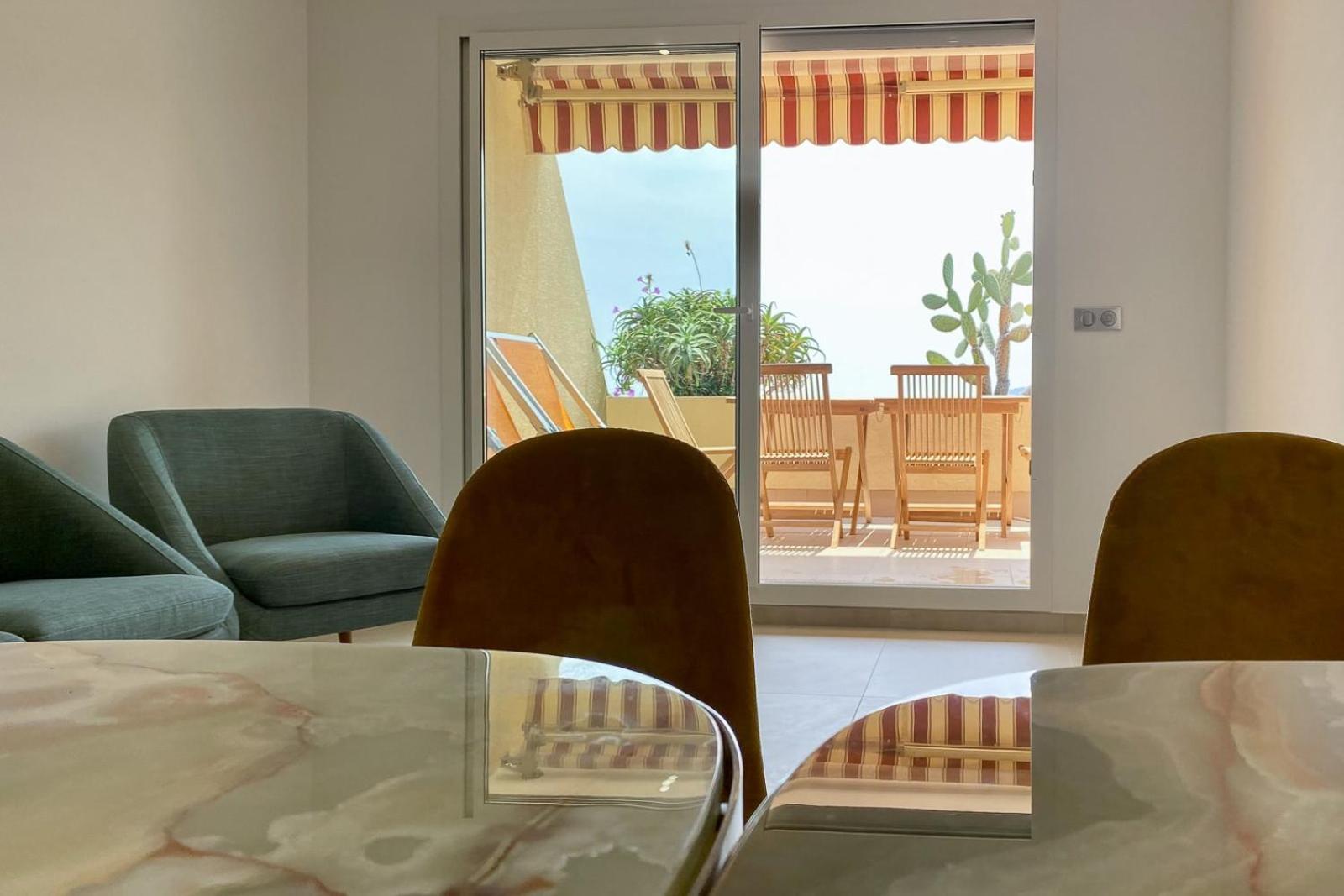 Mansfield Vue Carte Postale Terrasse Piscine 2 Apartment Menton